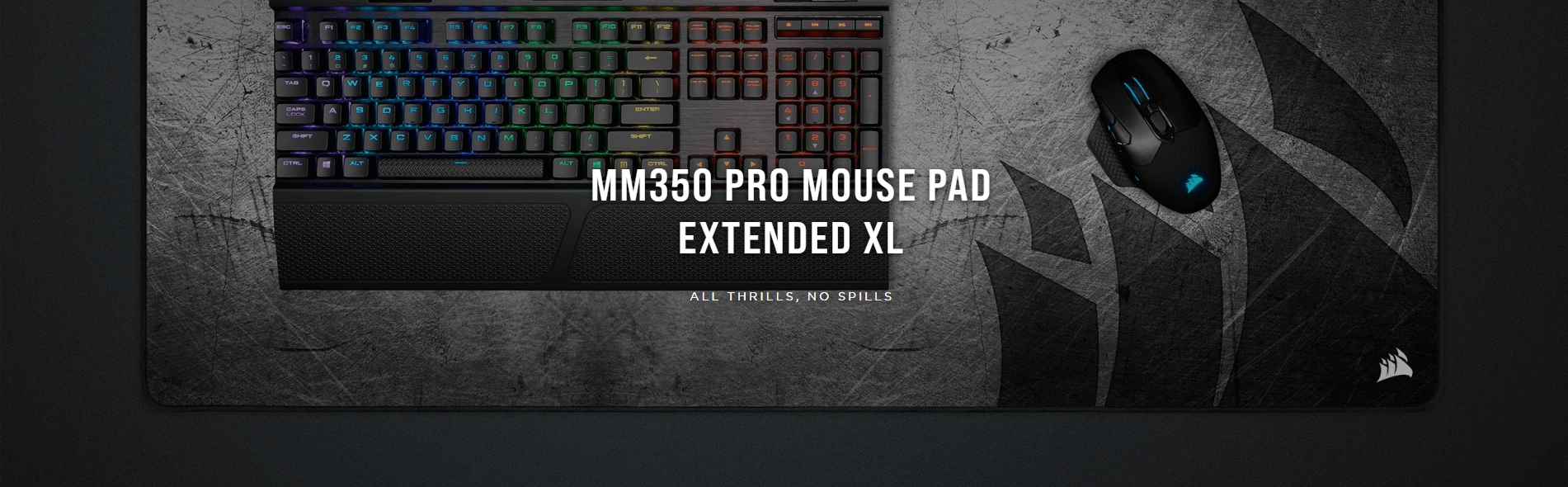 Giới thiệu Bàn di chuột Corsair MM350 PRO Extended XL/CH-9413771-WW (930 x 400 x 4mm)