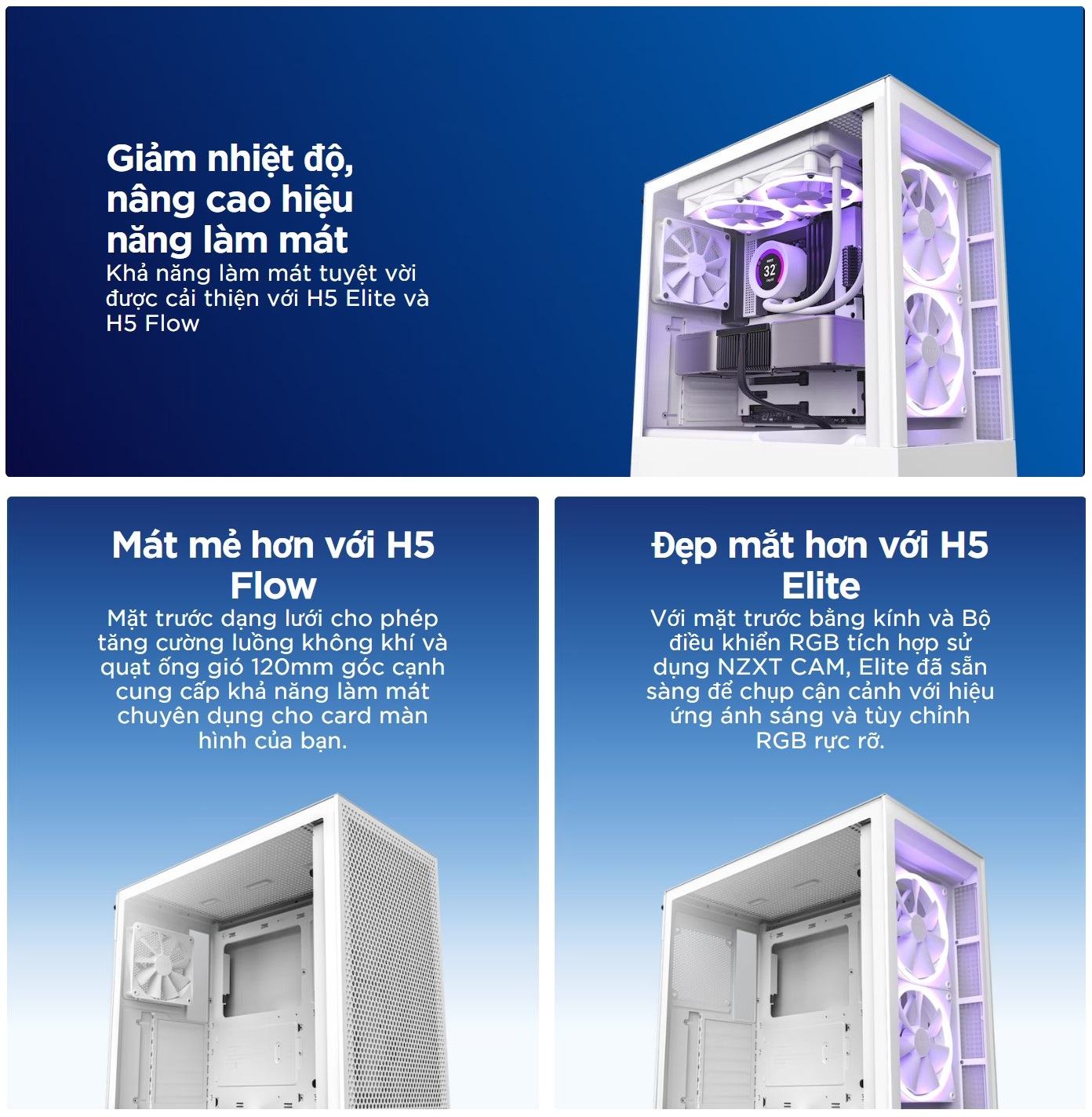 Mặt trước dạng lưới cho phép tăng cường luồng không khí và quạt ống gió 120mm góc cạnh cung cấp khả năng làm mát chuyên dụng cho card màn hình của bạn.