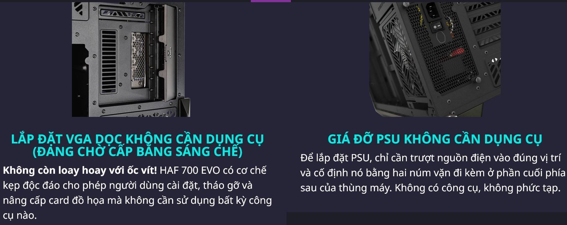 Vỏ Case Cooler Master HAF 700 EVO (Full Tower ) 