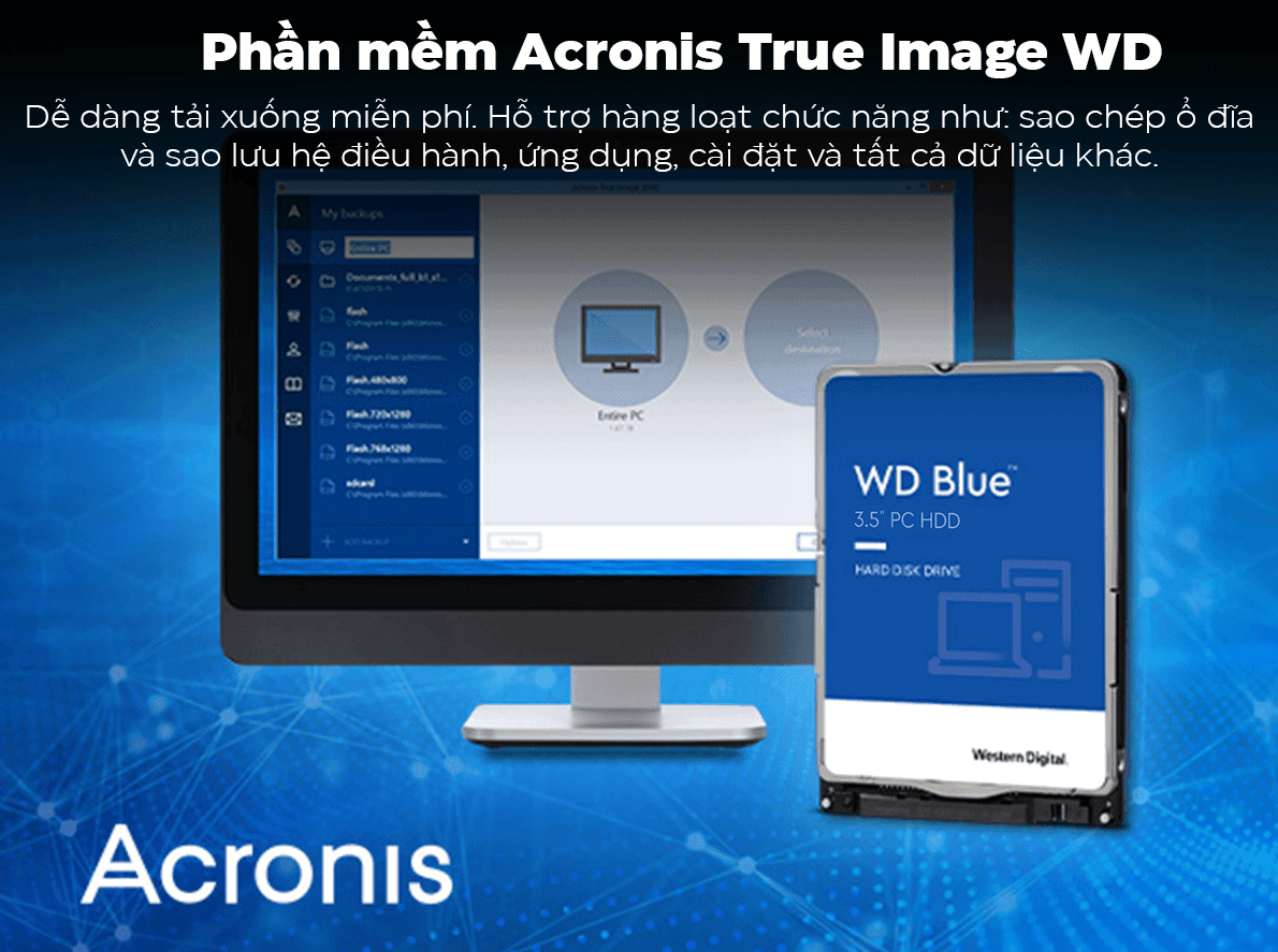 Ổ cứng HDD WD  Blue 3.5 inch