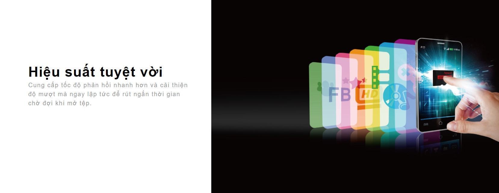 Thẻ nhớ Apacer MicroSDHC UHS-I U1 R85 Class10 RP