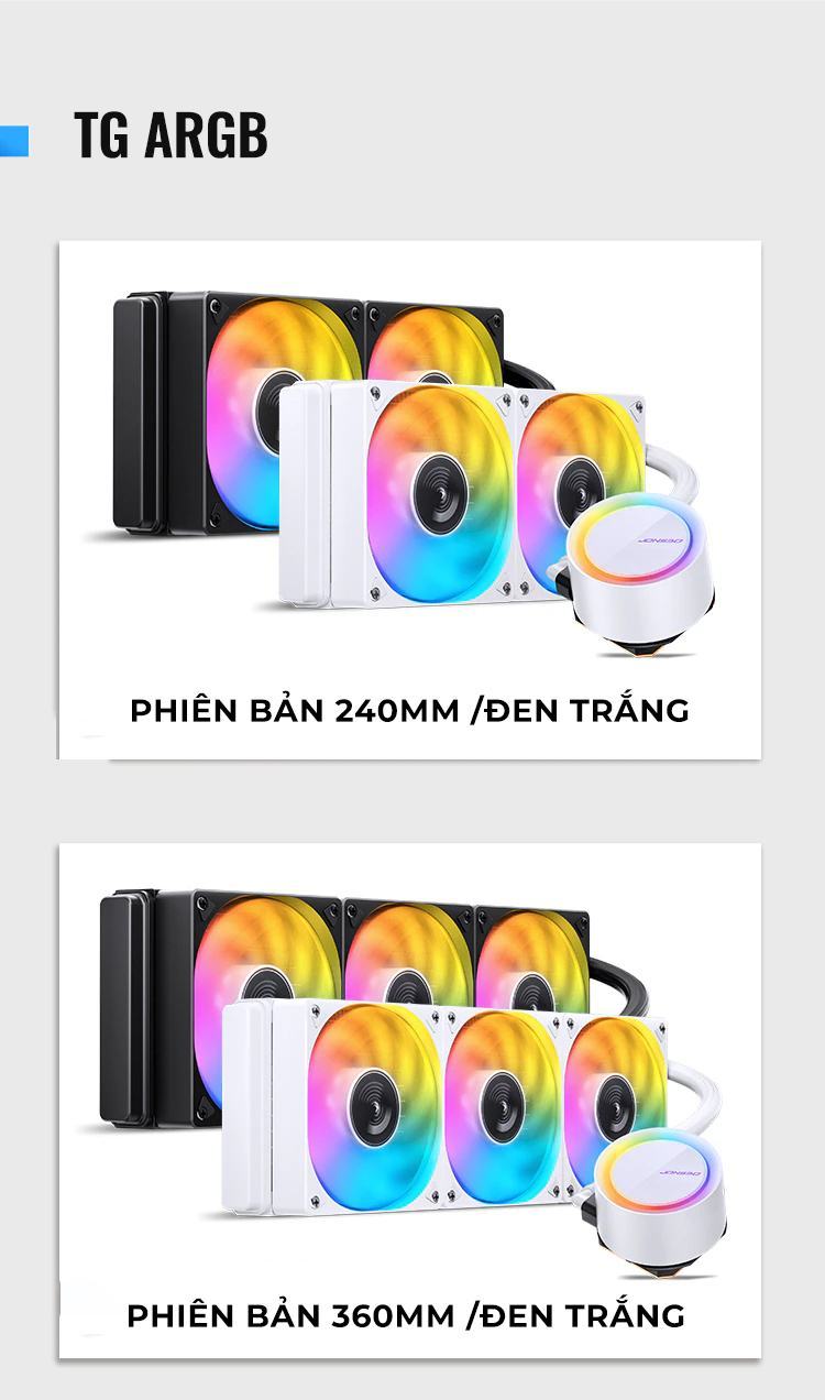 Tản nhiệt nước AIO Jonsbo TG-240 ARGB Black
