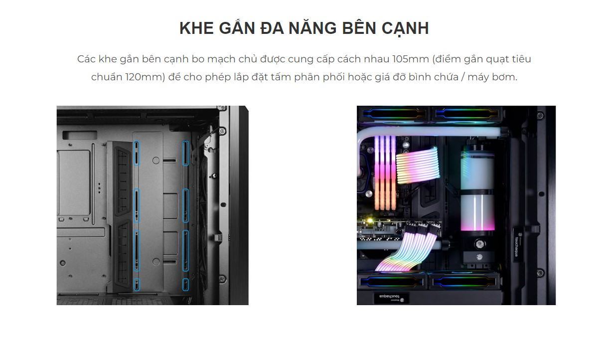 Vỏ Case LIAN-LI LANCOOL III RGB MESH WHITE ( Full Tower/Màu Trắng/Kèm sẵn 3 Fan ARGB 140mm + 1 Fan PWM 140mm/ Type C)