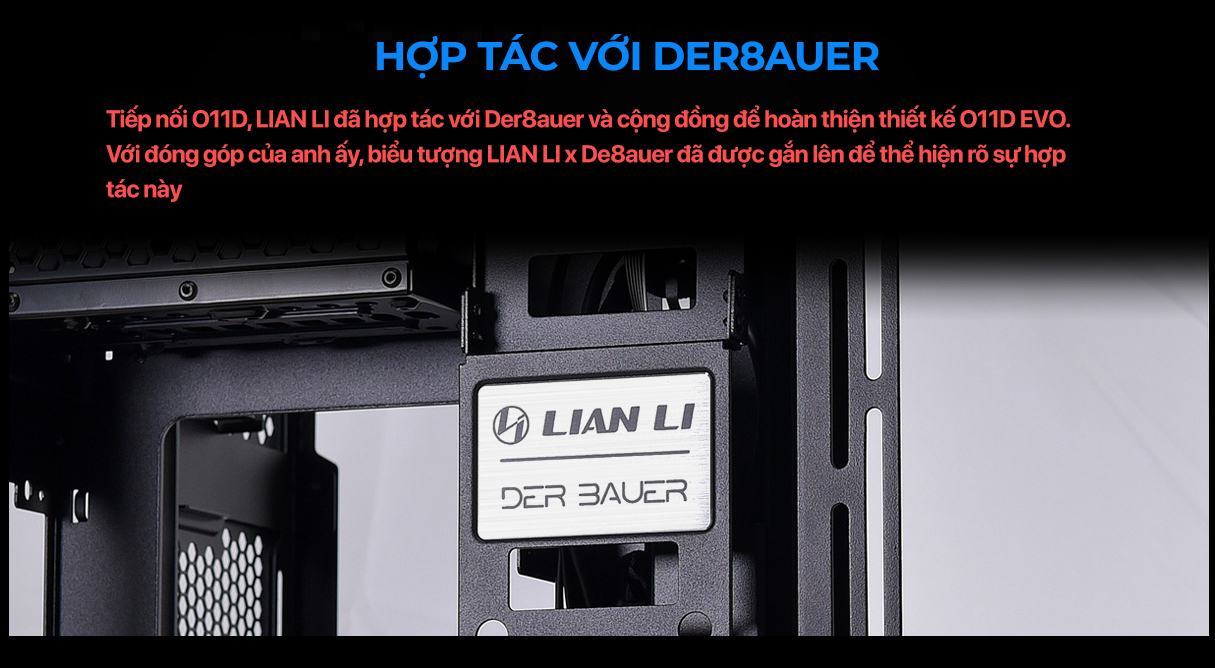 Vỏ Case LIAN-LI PC - O11 Dynamic Evo Black (Mid Tower/Màu Đen ) 