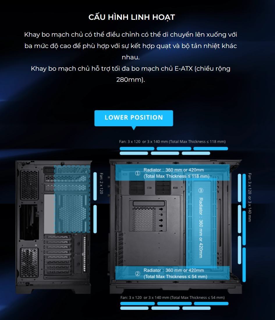 Vỏ Case LIAN-LI O11D EVO XL 