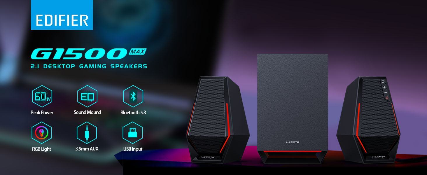 loa edifier g1500 max subwoofer 21 60w rgb 4