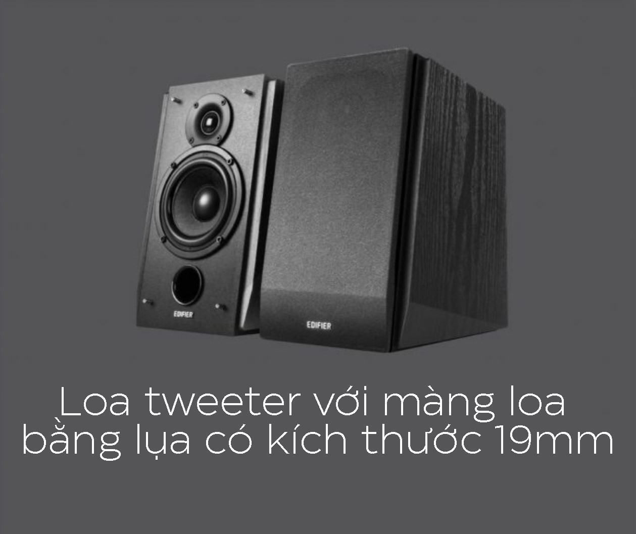 Loa Edifier R1855DB - 2.0 - Màu đen nhám