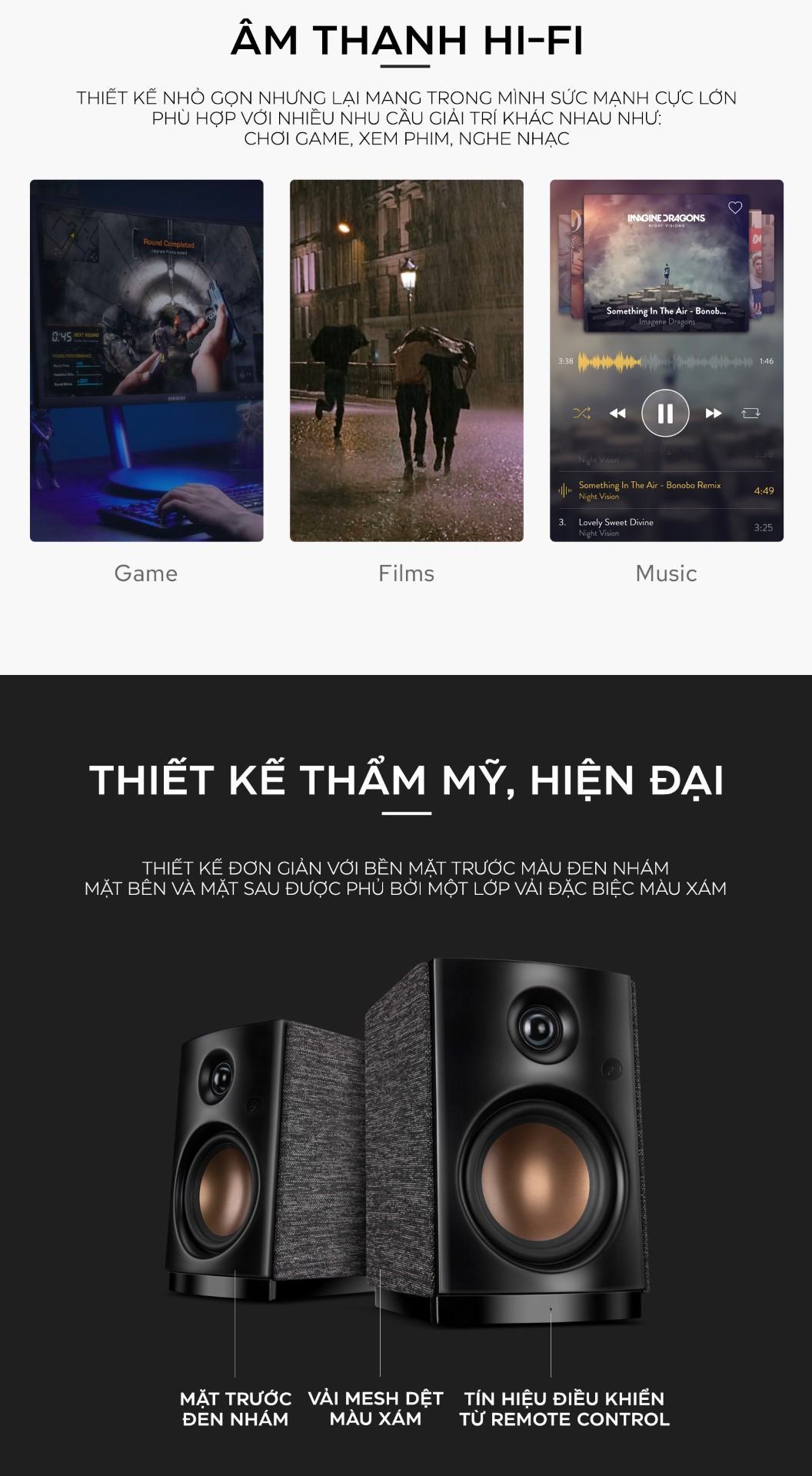 Loa HiVi Swan OS-10 - Bản quốc tế - Màu đen - 2.0