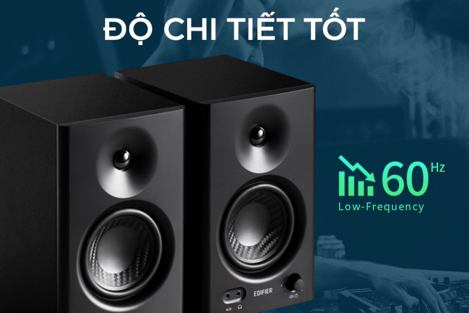 Loa kiểm âm Edifier MR4 2.0 Màu Trắng