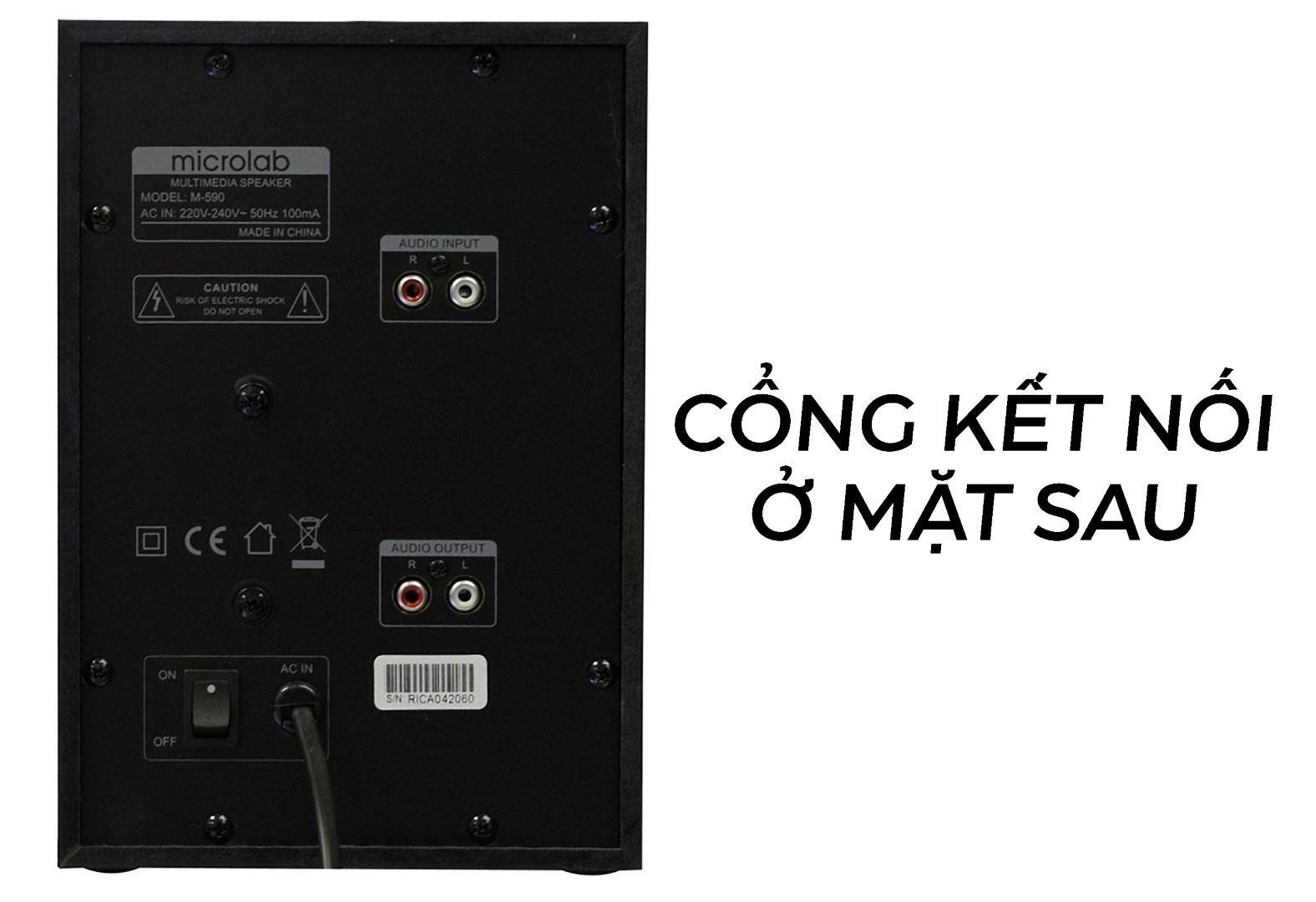 Loa Microlab M590 - 2.1