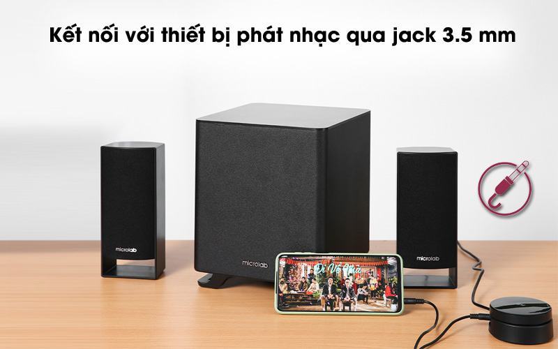 Loa Microlab M600BT Bluetooth 2.1 Đen