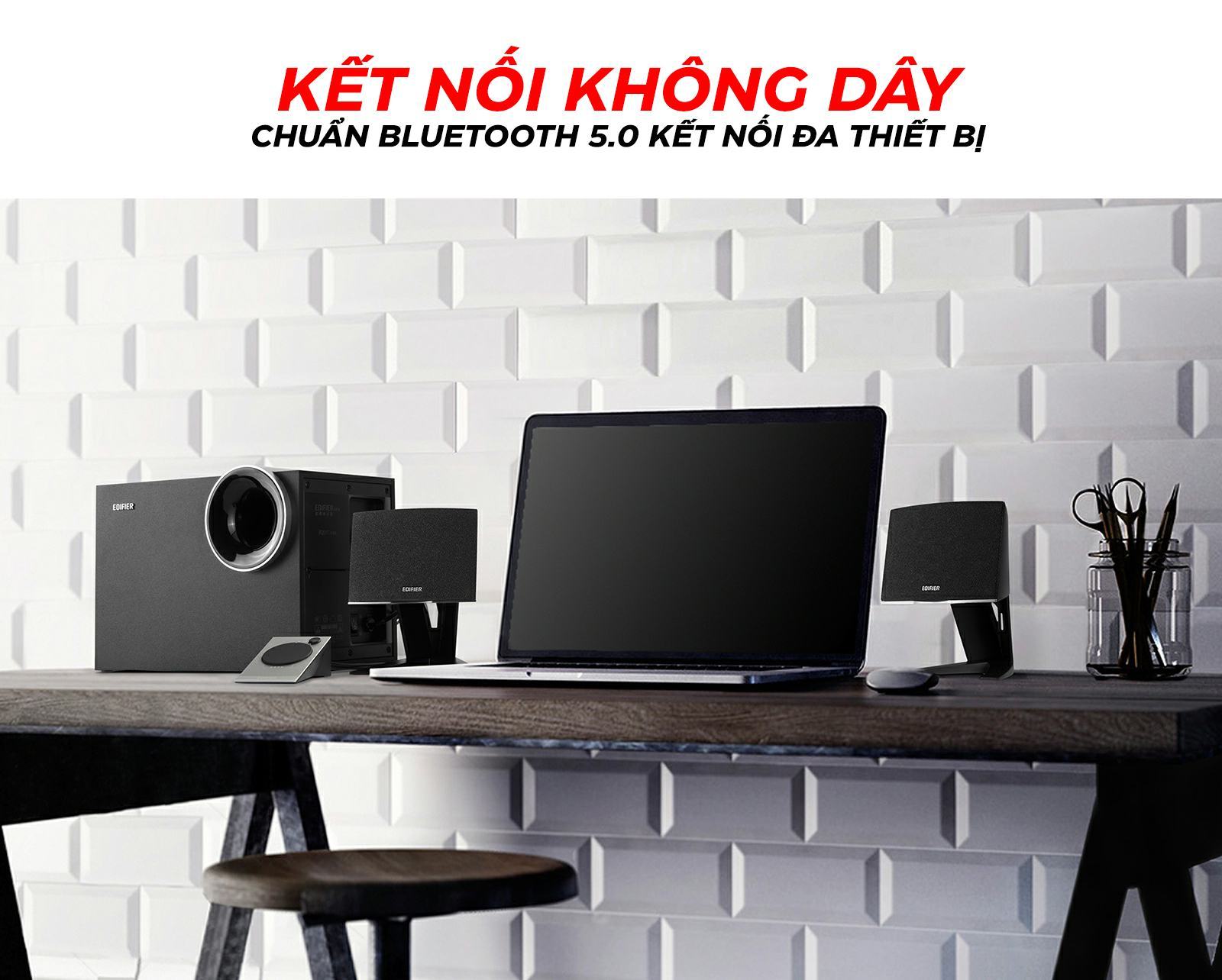 Loa vi tính Edifier M203BT - Màu đen - 2.1