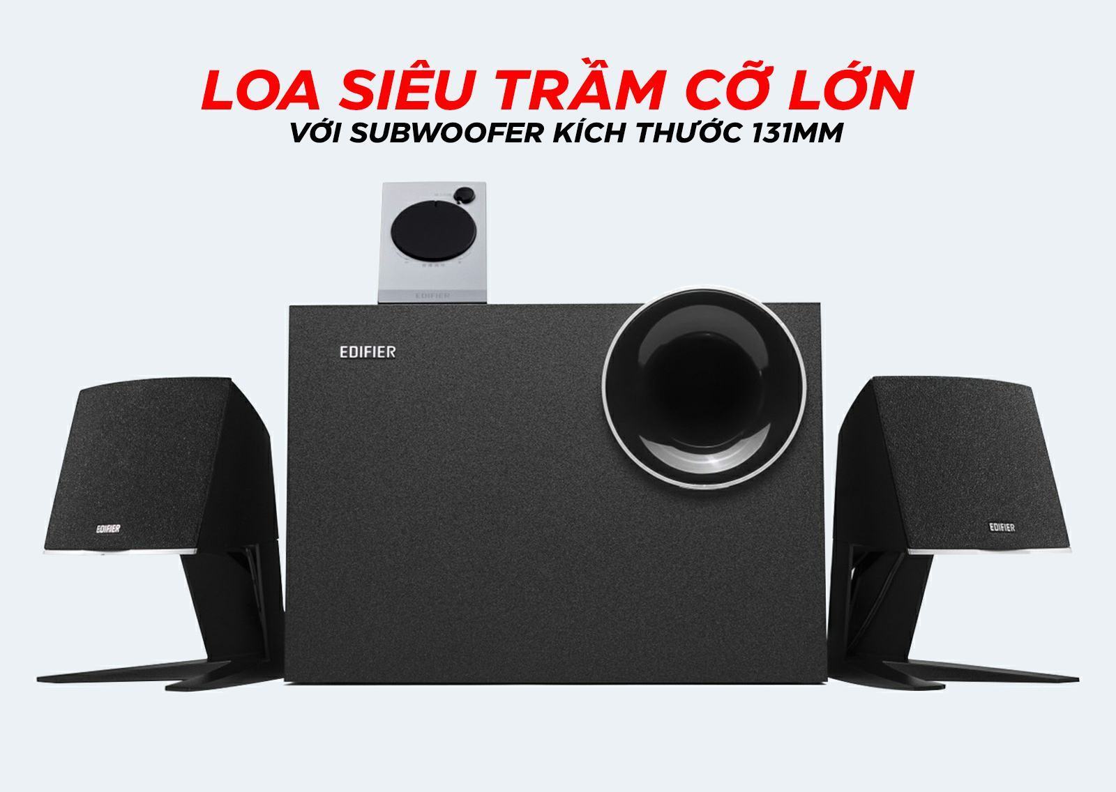 Loa vi tính Edifier M203BT - Màu đen - 2.1