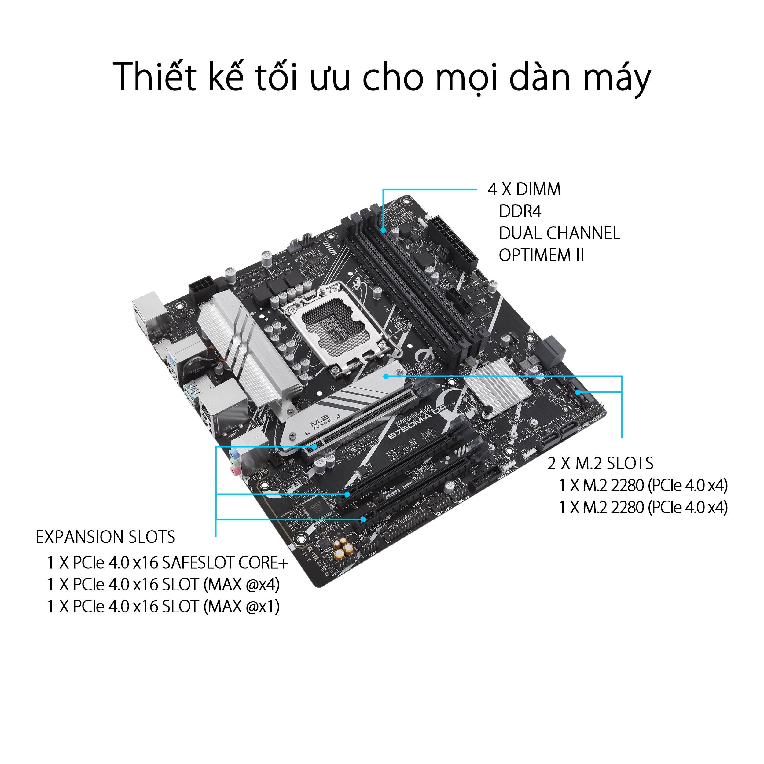 Mainboard ASUS PRIME B760M-A D4
