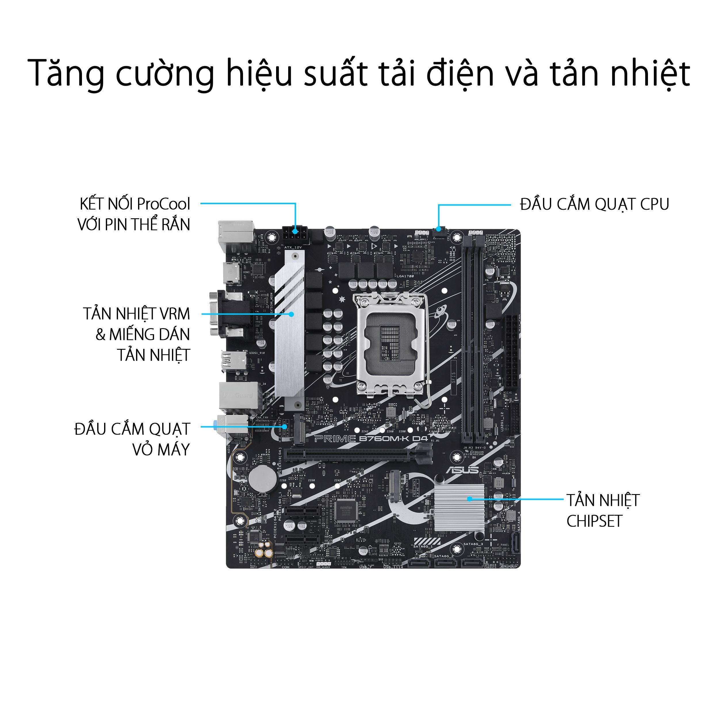 Mainboard ASUS PRIME B760M-K D4