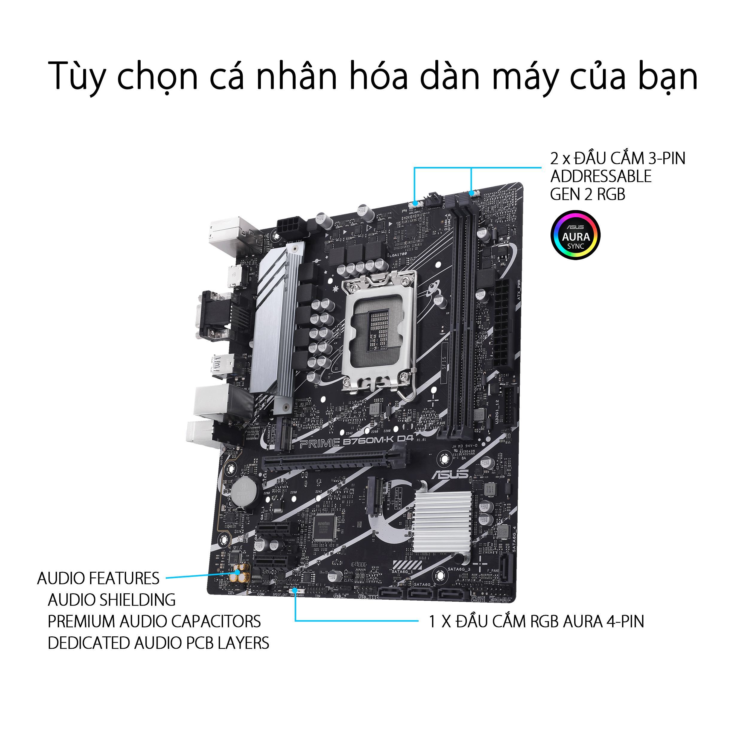 Mainboard ASUS PRIME B760M-K D4
