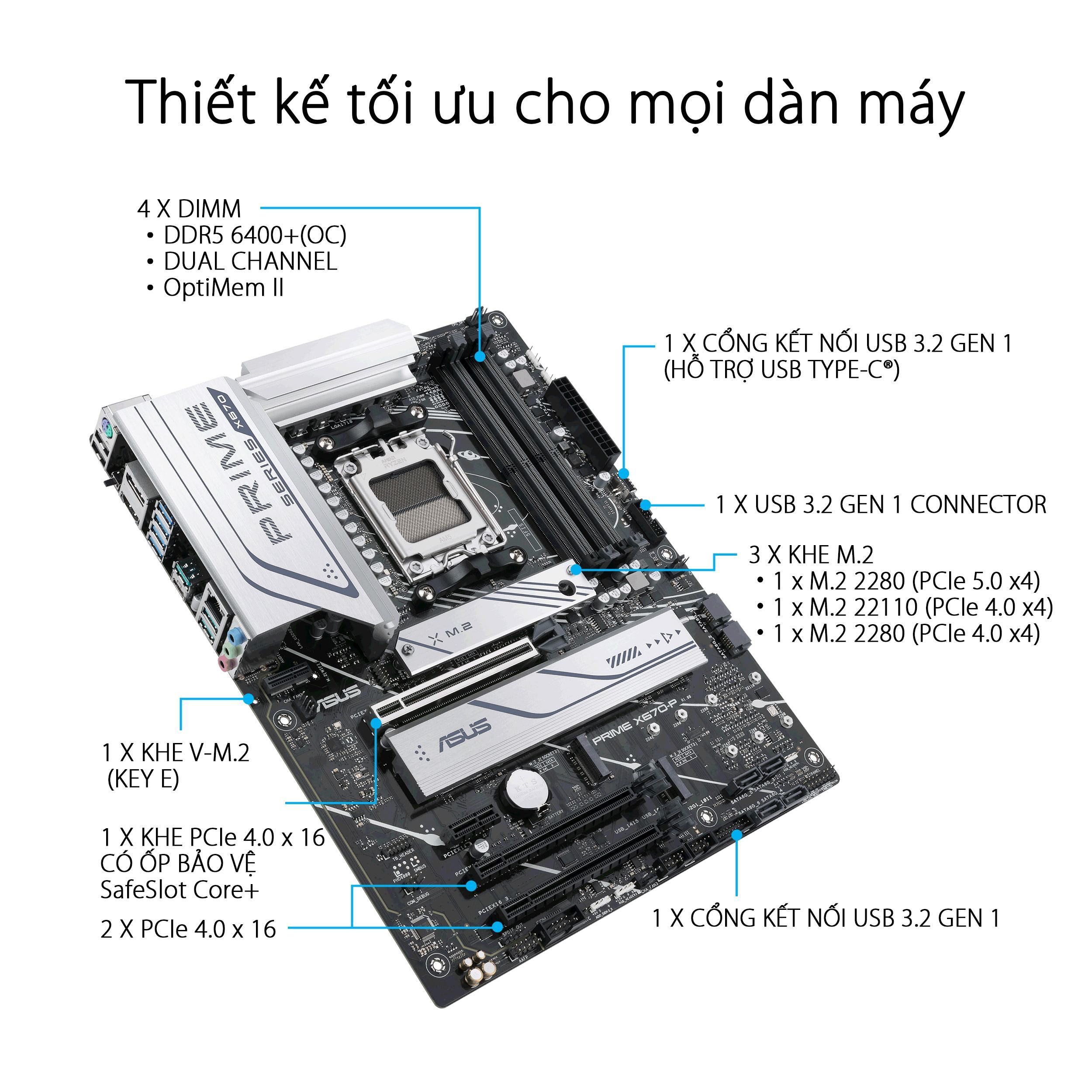 Mainboard ASUS PRIME X670-P-CSM