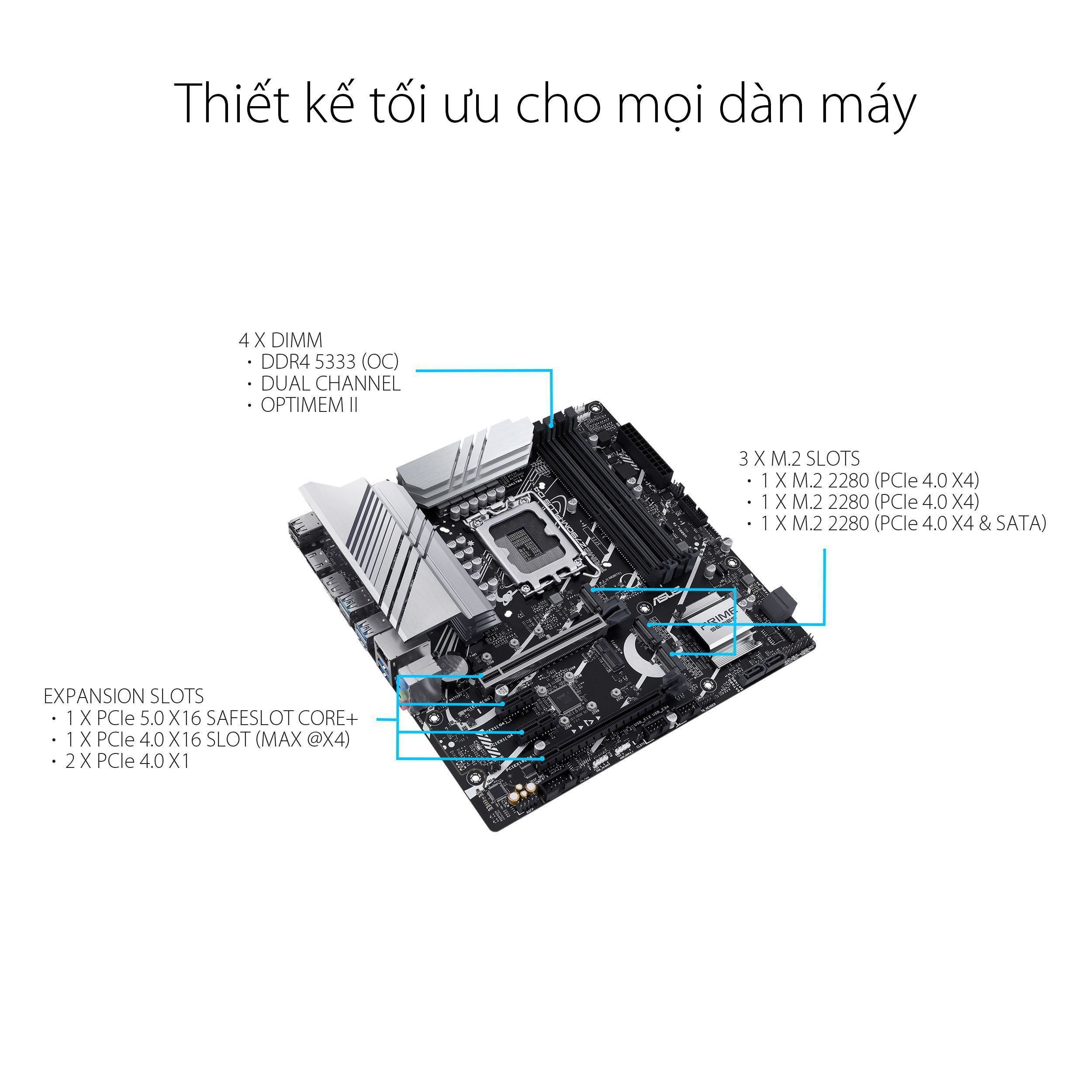 Mainboard ASUS PRIME Z790M-PLUS D4-CSM