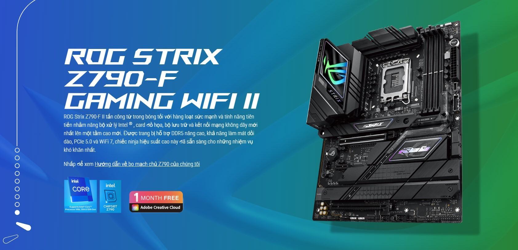 Mainboard ASUS ROG STRIX Z790-F GAMING WIFI II