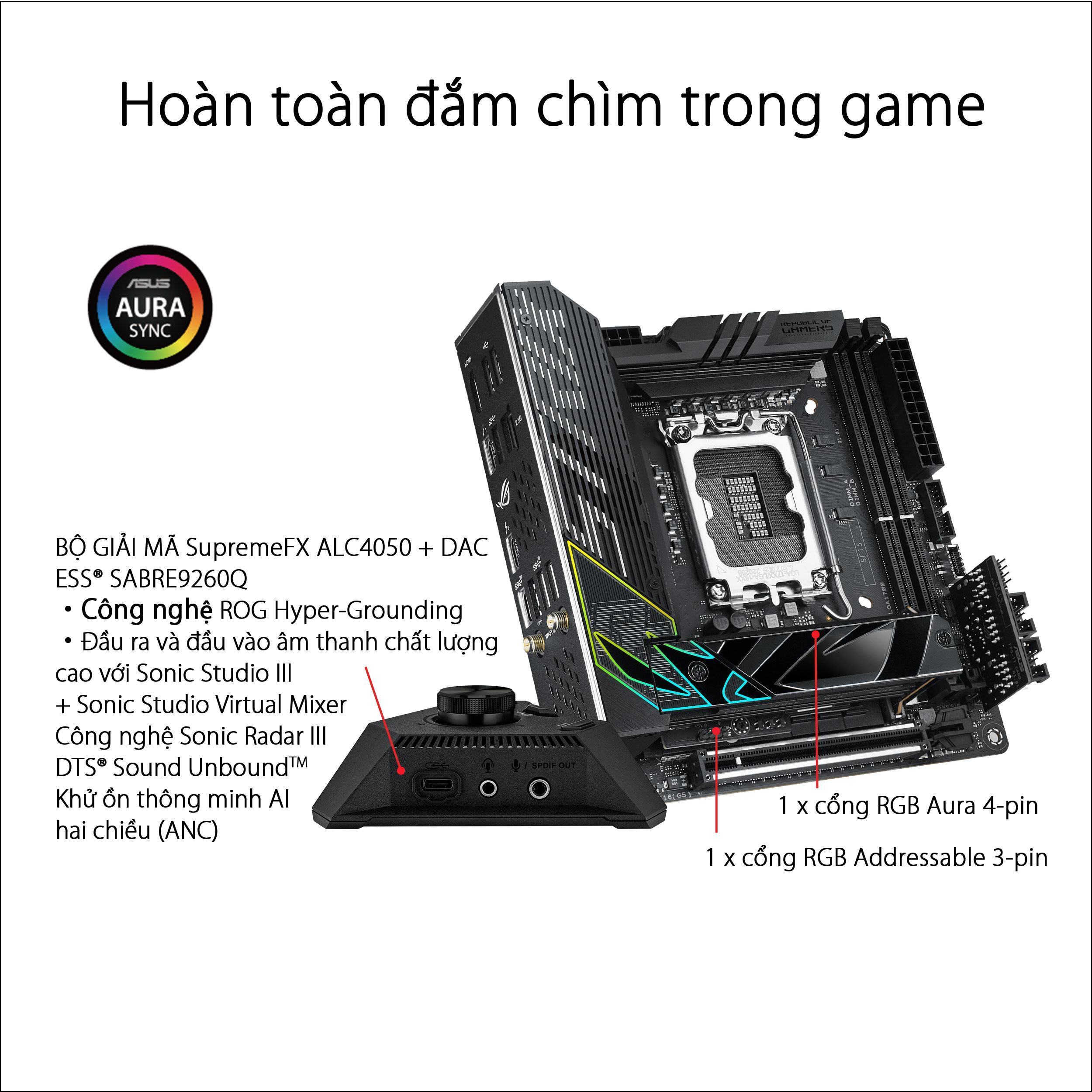 Mainboard ASUS ROG STRIX Z790-I GAMING WIFI