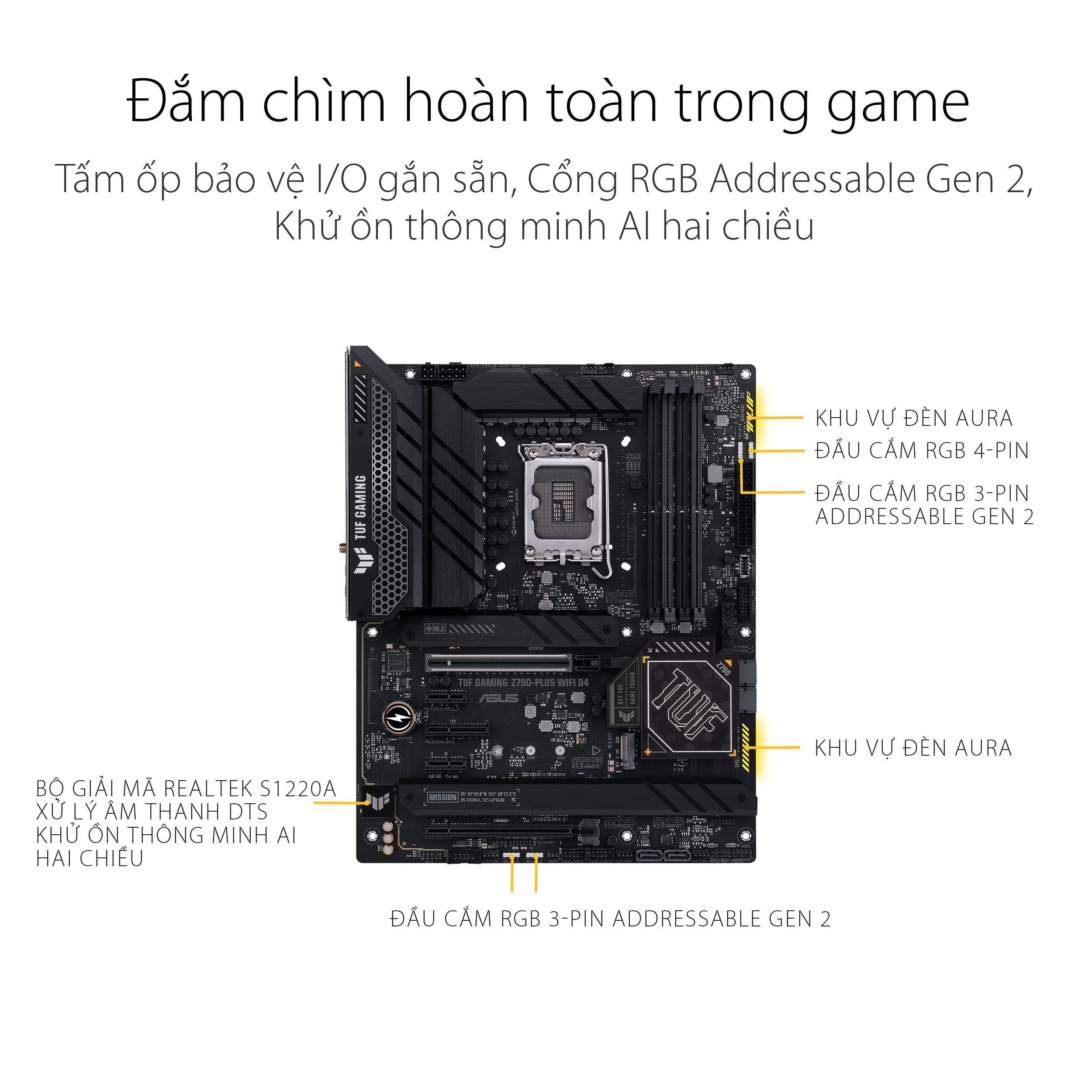 Mainboard ASUS TUF GAMING Z790-PLUS WIFI D4