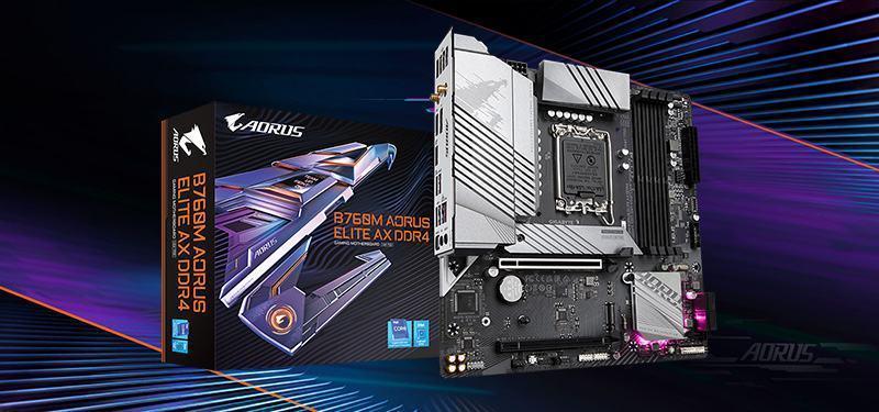 mainboard gigabyte b760m aorus elite ax ddr4 mota4