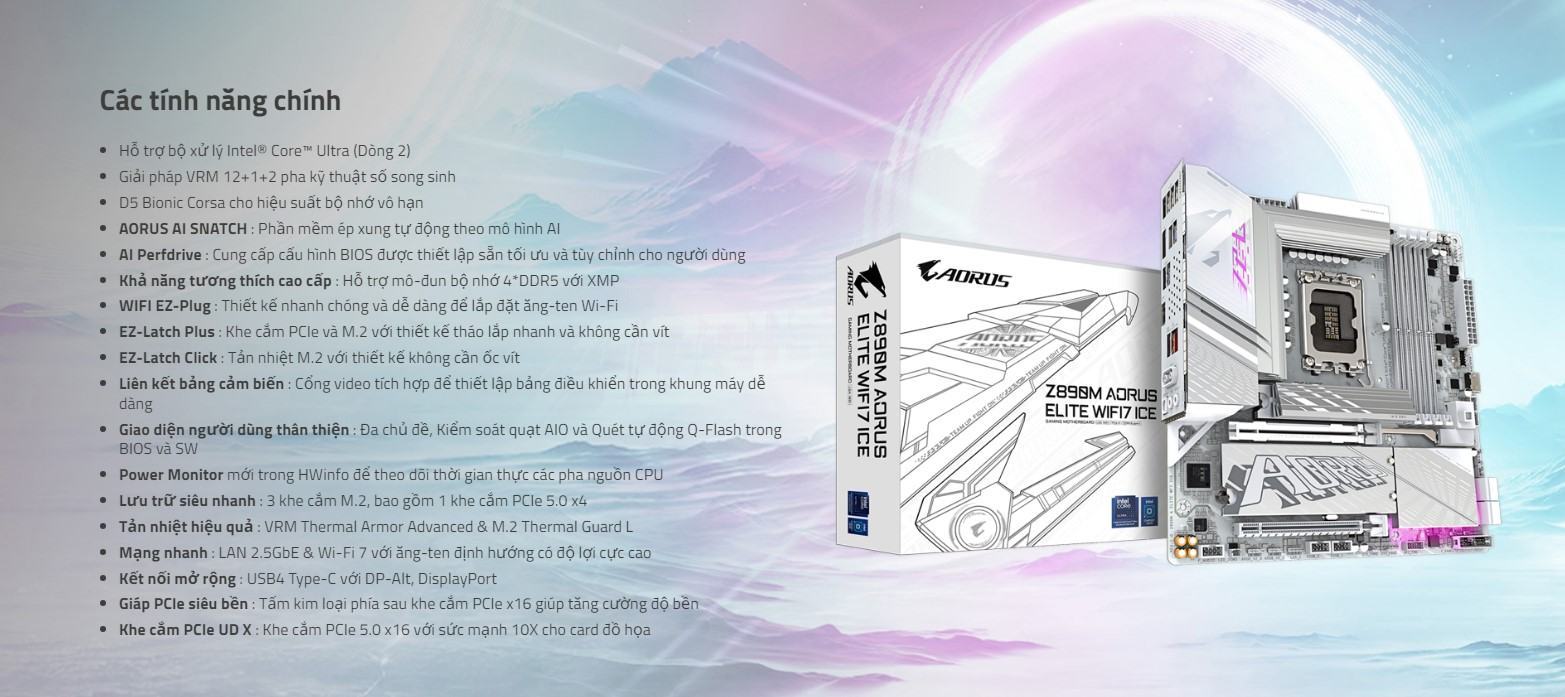 mainboard-gigabyte-z890m-aorus-elite-wf7-icex mainboard gigabyte z890m aorus elite wf7