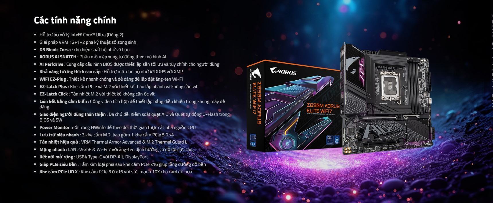 mainboard gigabyte z890m aorus elite