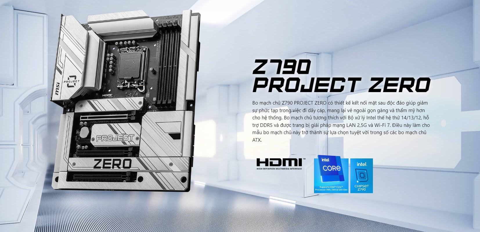 Mainboard MSI Z790 PROJECT ZERO DDR5