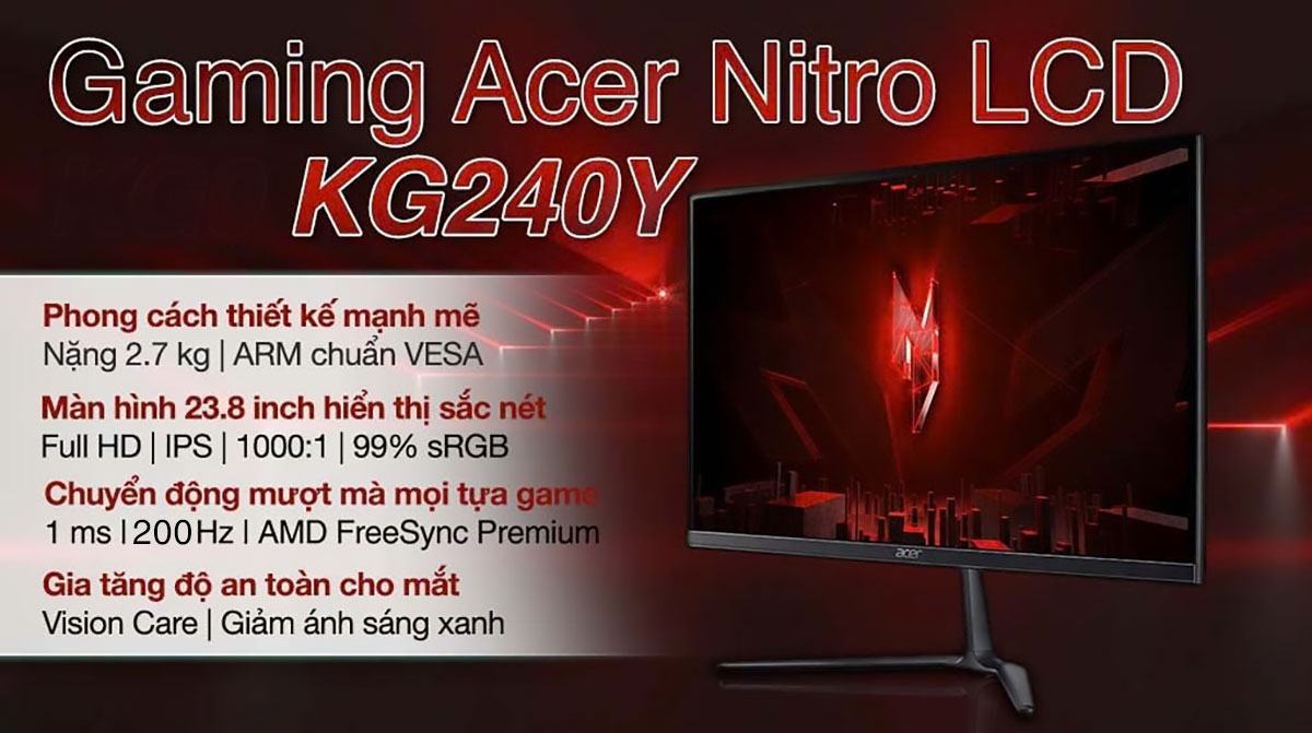 Màn hình Acer Nitro KG240Y X1