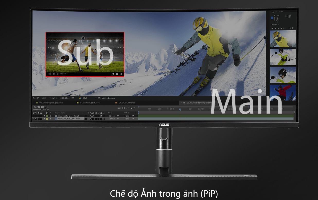 man-hinh-asus-pa34vc-19 Chế độ Ảnh trong ảnh (PiP)