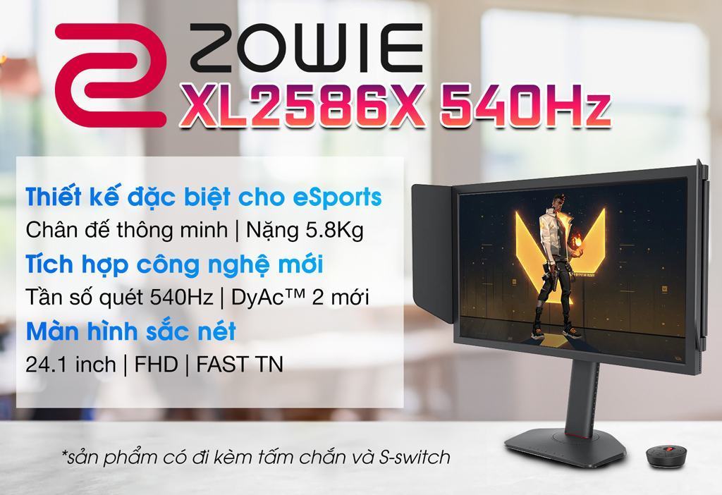 man hinh benq zowie xl2586x mo ta 1