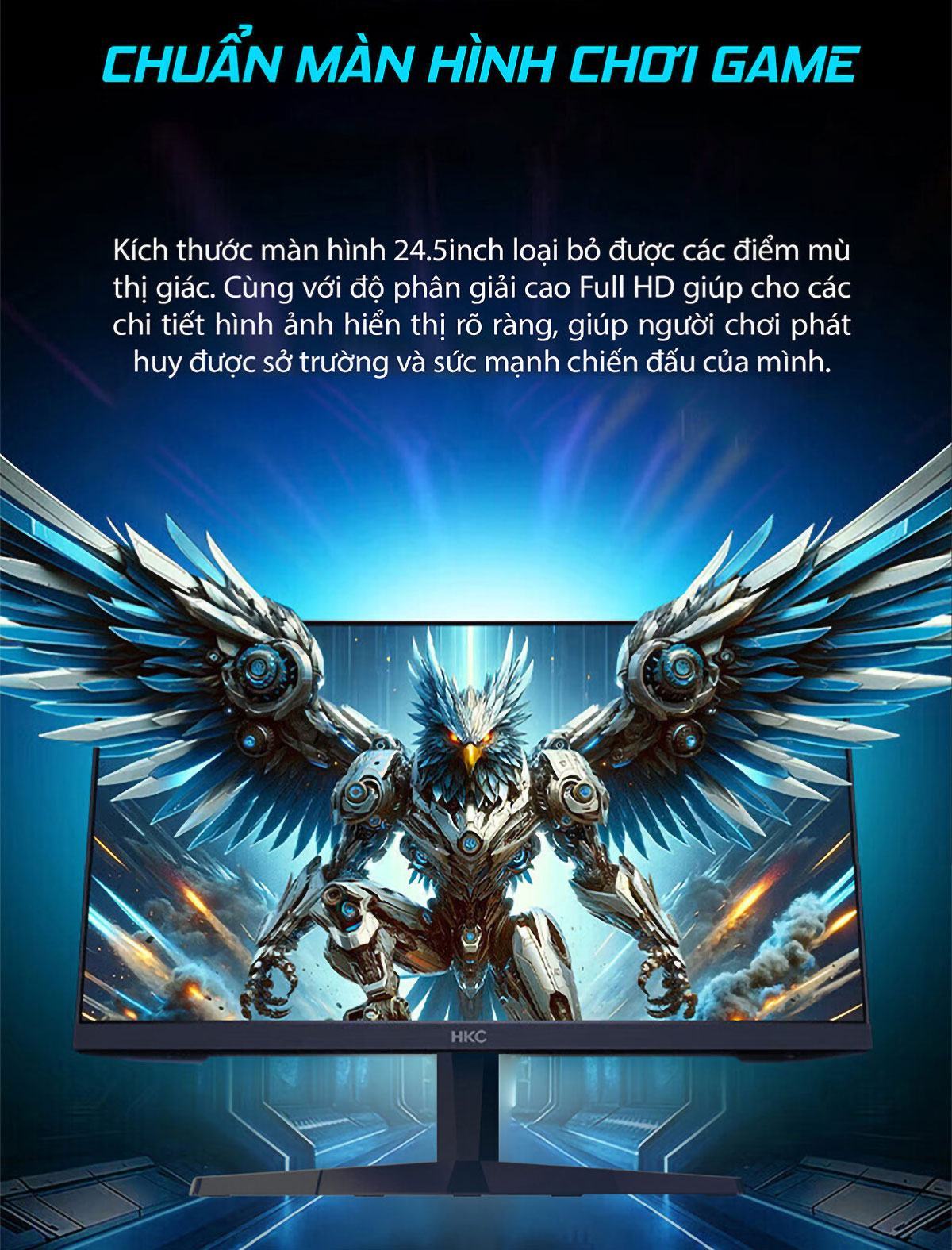 man hinh hkc mg25h29 kich thuoc