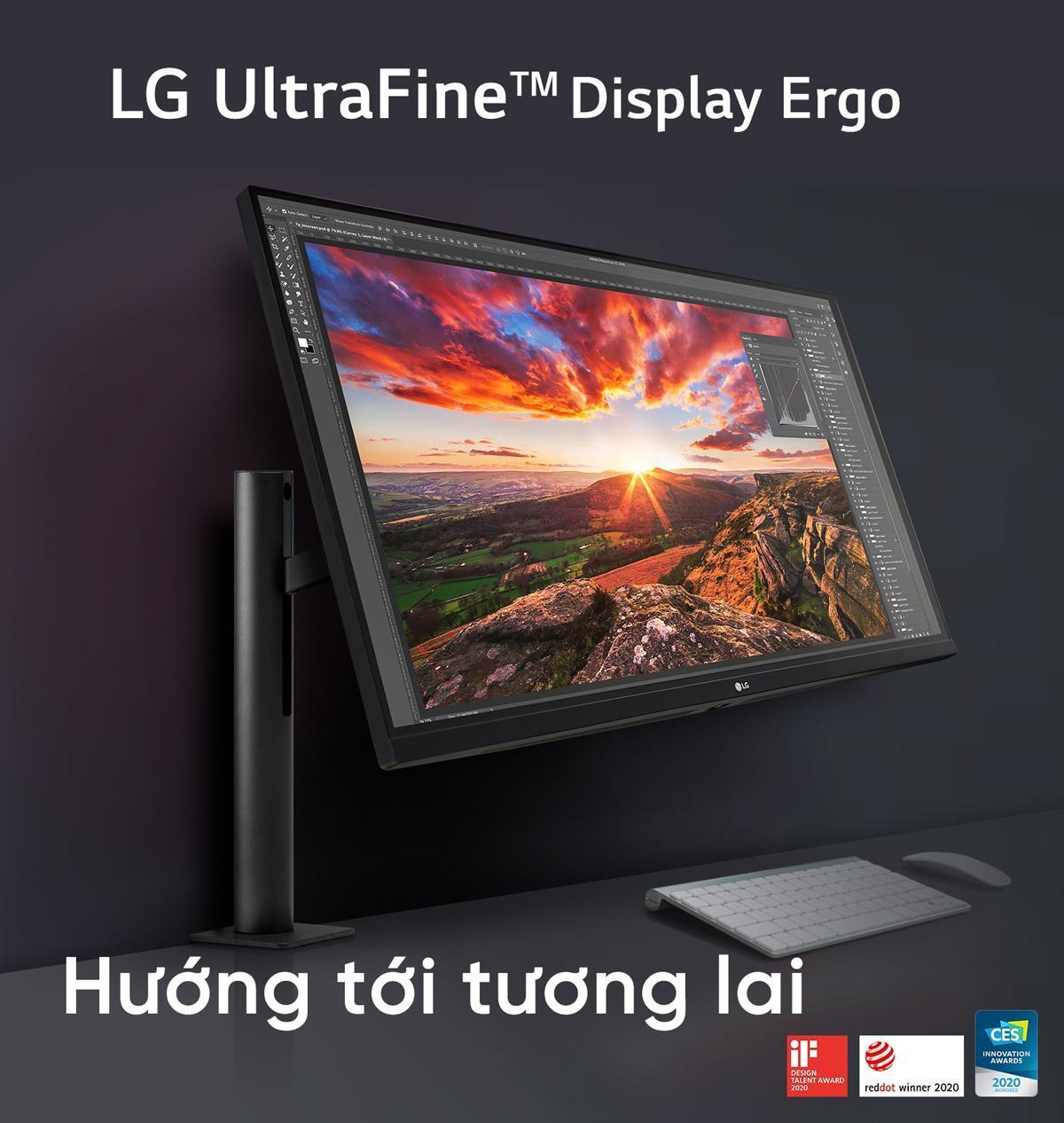 man hinh lg ultrafine 32un880k tong quan