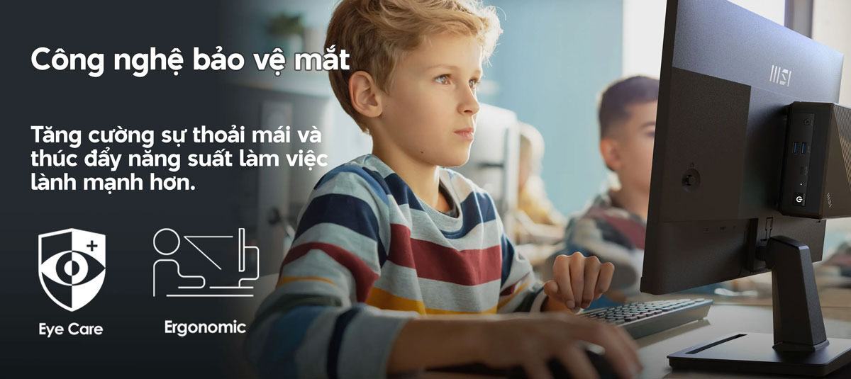 man-hinh-msi-mp225-eye-care Màn hình MSI Pro MP225 bảo vệ đôi mắt người dùng
