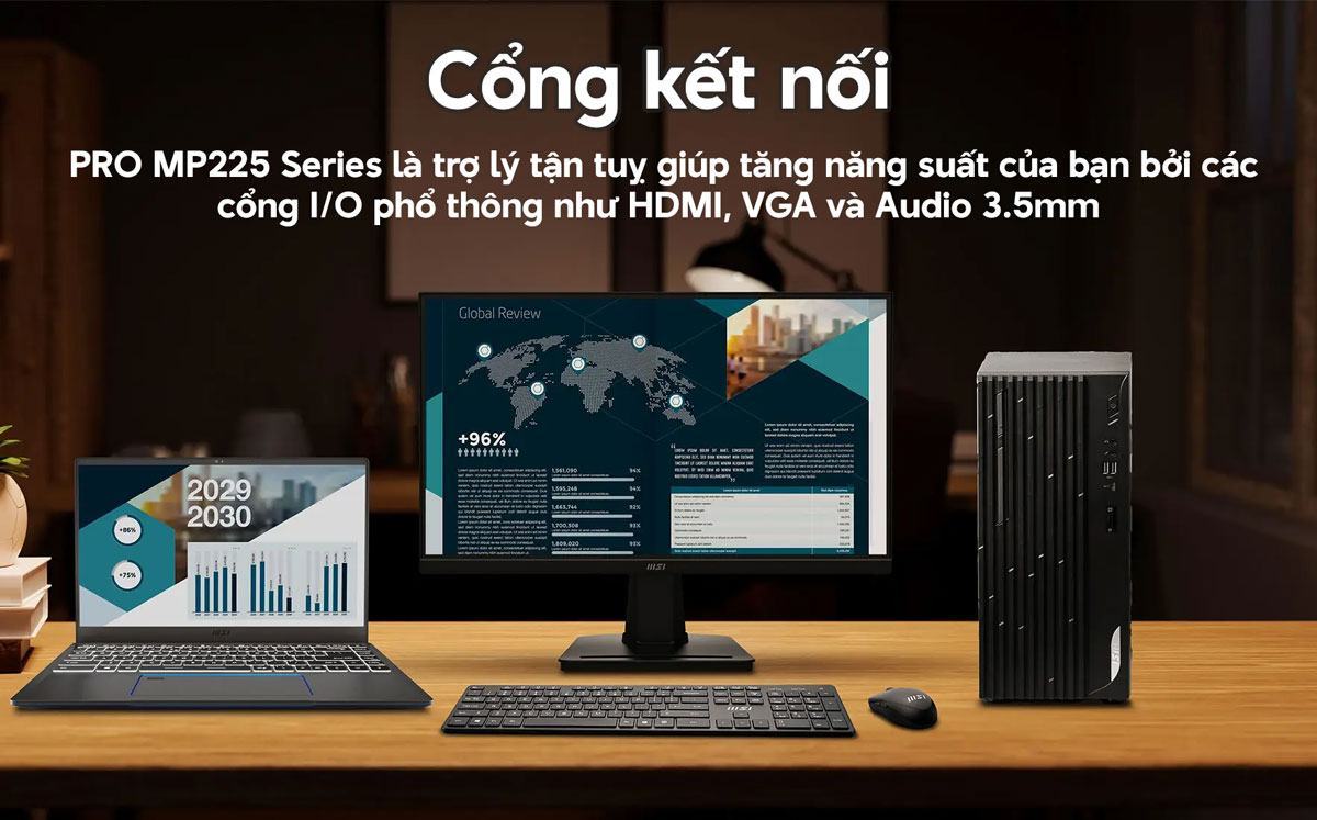 man-hinh-msi-mp225-ket-noi Cổng kết nối của màn hình MSI Pro MP225
