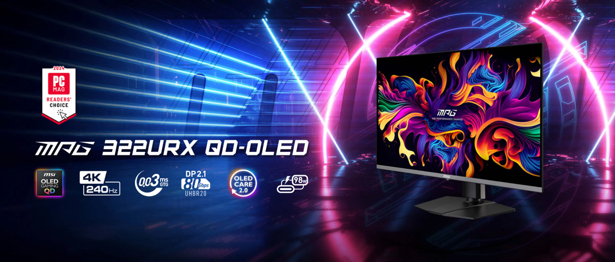 Màn hình gaming MSI MPG 322URX QD-OLED