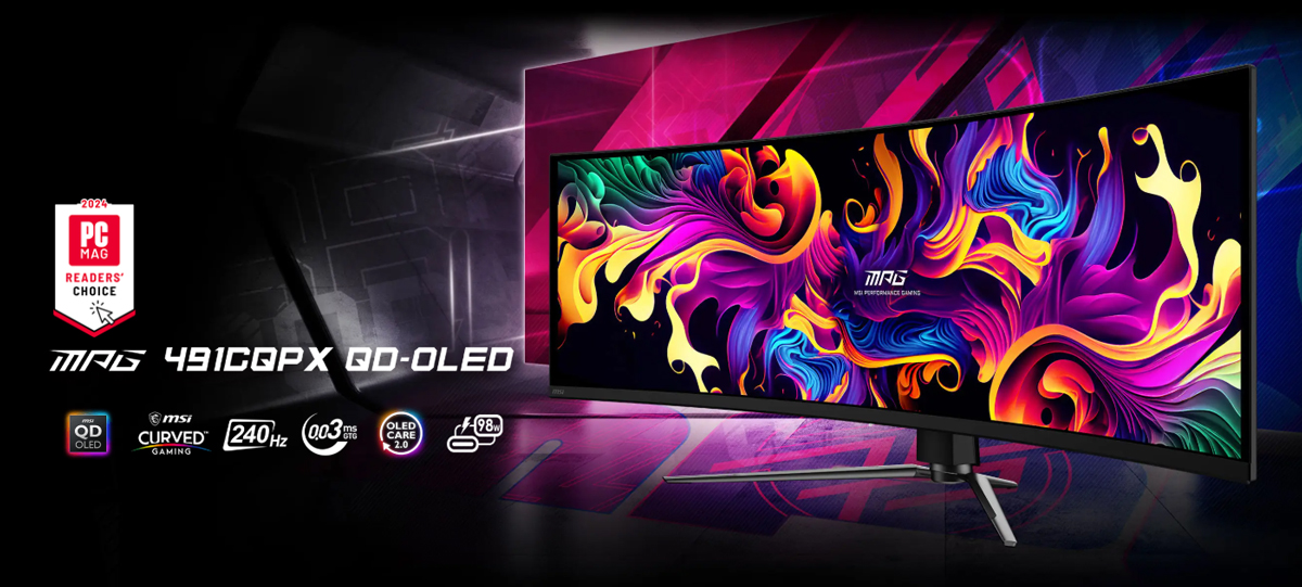 Màn hình Gaming UltraWide MSI MPG 491CQPX QD-OLED