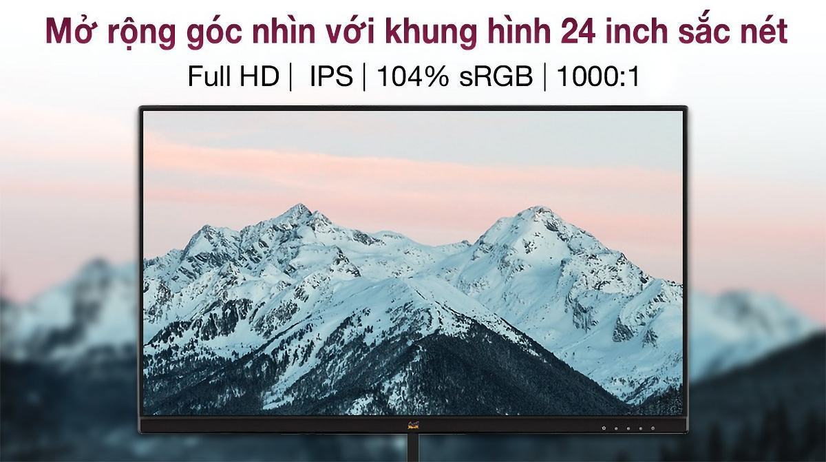 ViewSonic VX2479A-HD-PRO sở hữu độ phân giải FHD 1080p