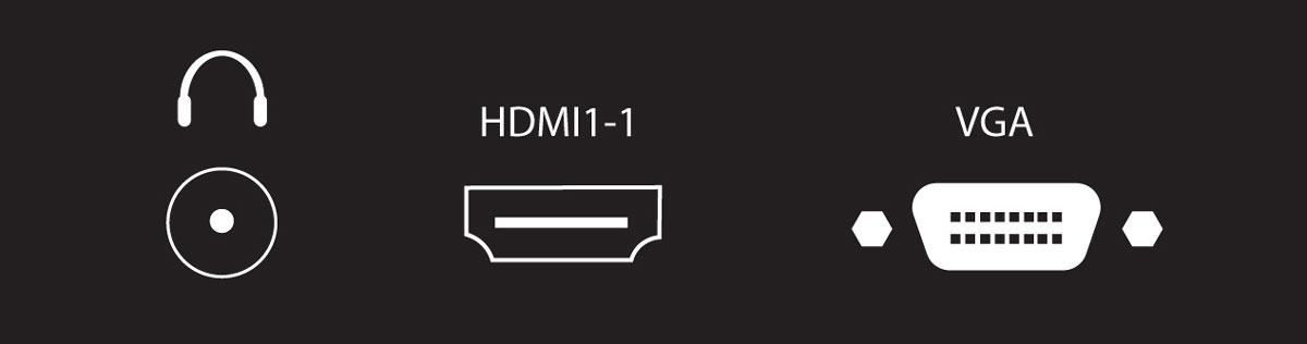 Màn hình VSP V2204HF100 đen