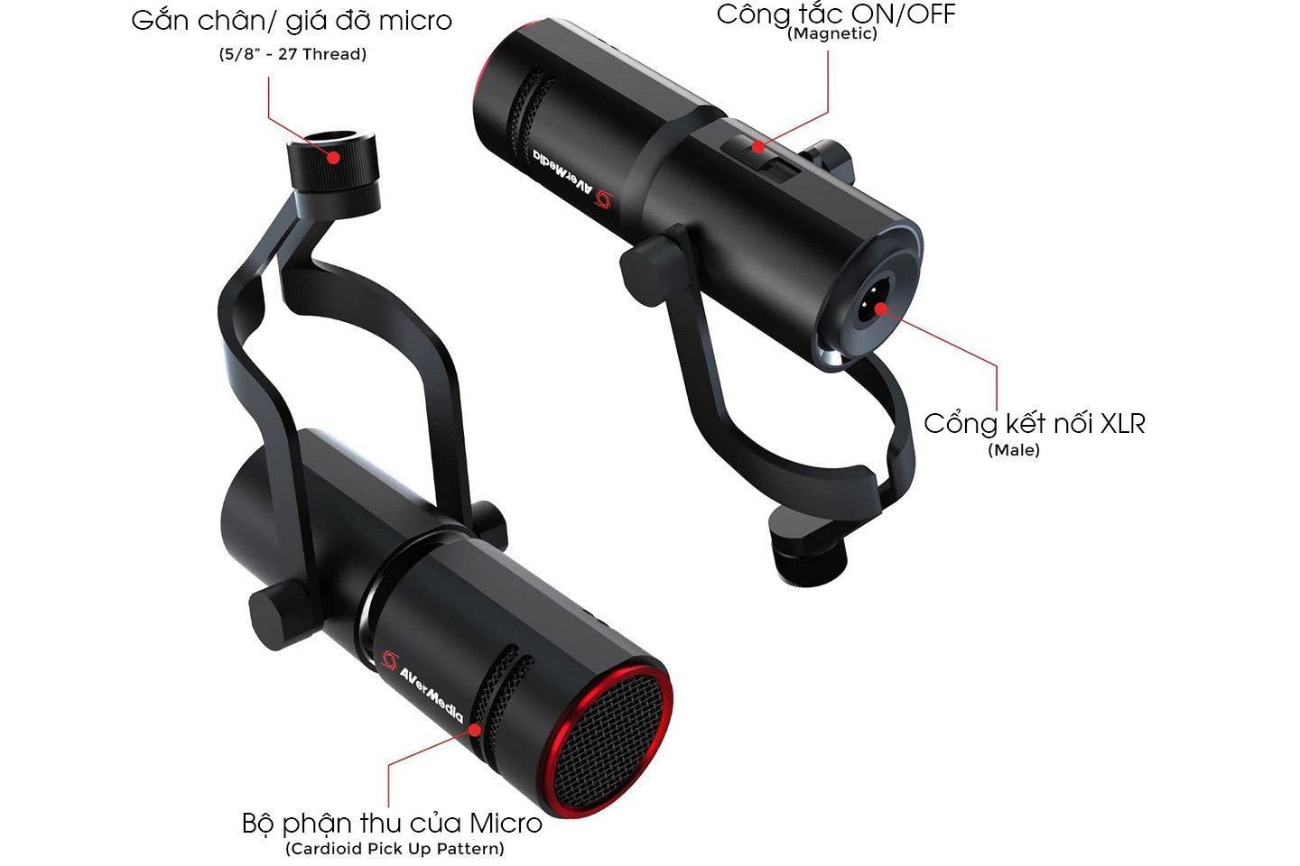 microphone avermedia live streamer mic 330 am330 5