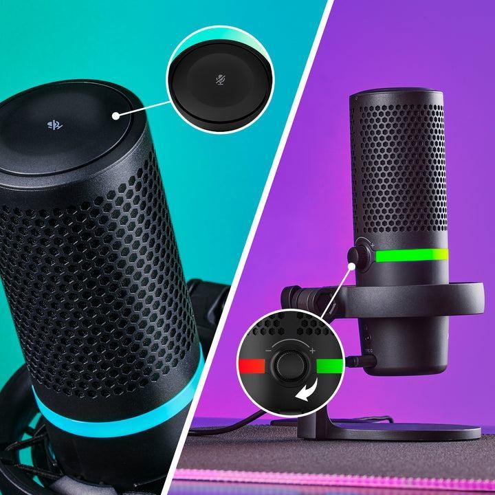 microphone hp hyperx duocast rgb mau den 10