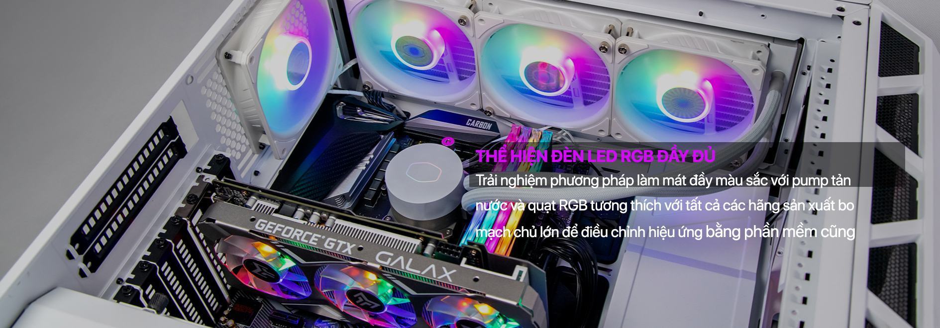 Tản nhiệt nước CPU Cooler Master MasterLiquid ML360L ARGB V2 White Edition (Kèm sẵn Backplate 1700)