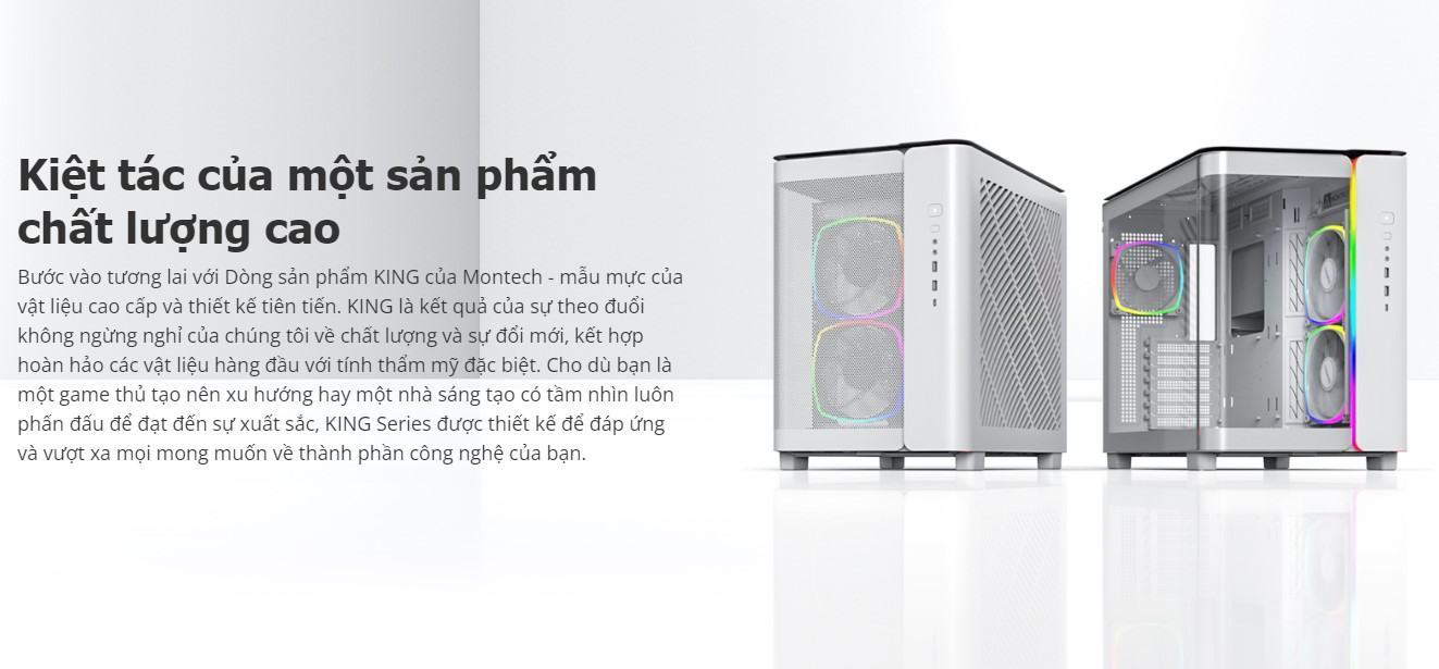 Vỏ Case MONTECH KING 95 PRO BLUE