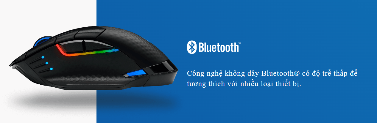 Chuột chơi game Corsair Dark Core Wireless RGB SE 4