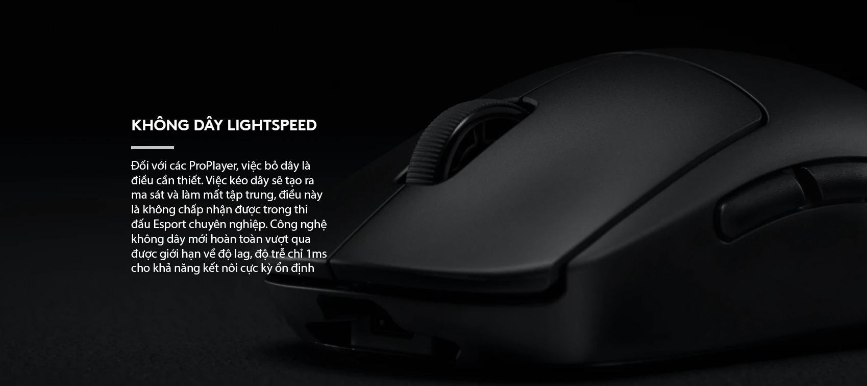 Chuột game không dây Logitech G Pro Wireless (USB/RGB/Đen) (910-005274) 4