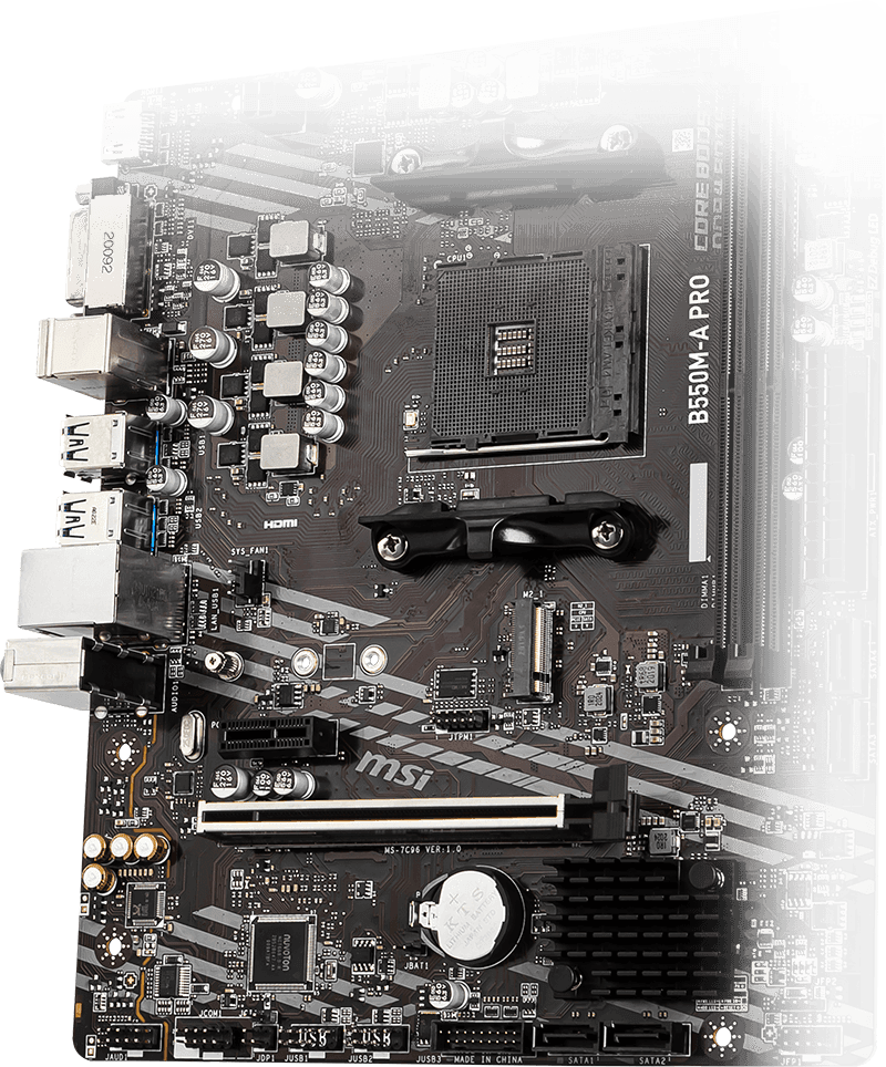 msi-b550m-a-pro-gen4-v1 Lighting Gen 4 M.2