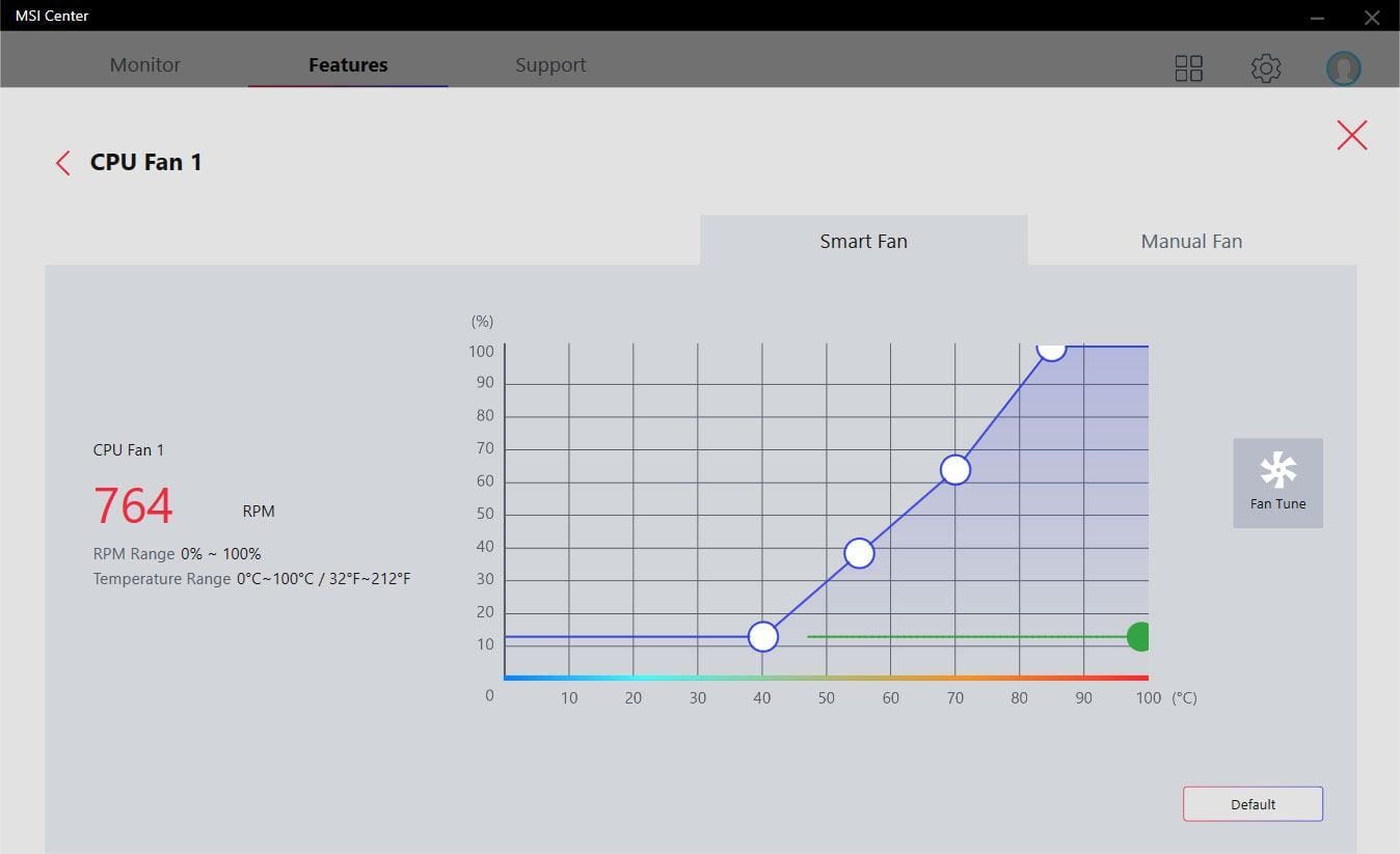 msi-center-total-fan-control Fan Center