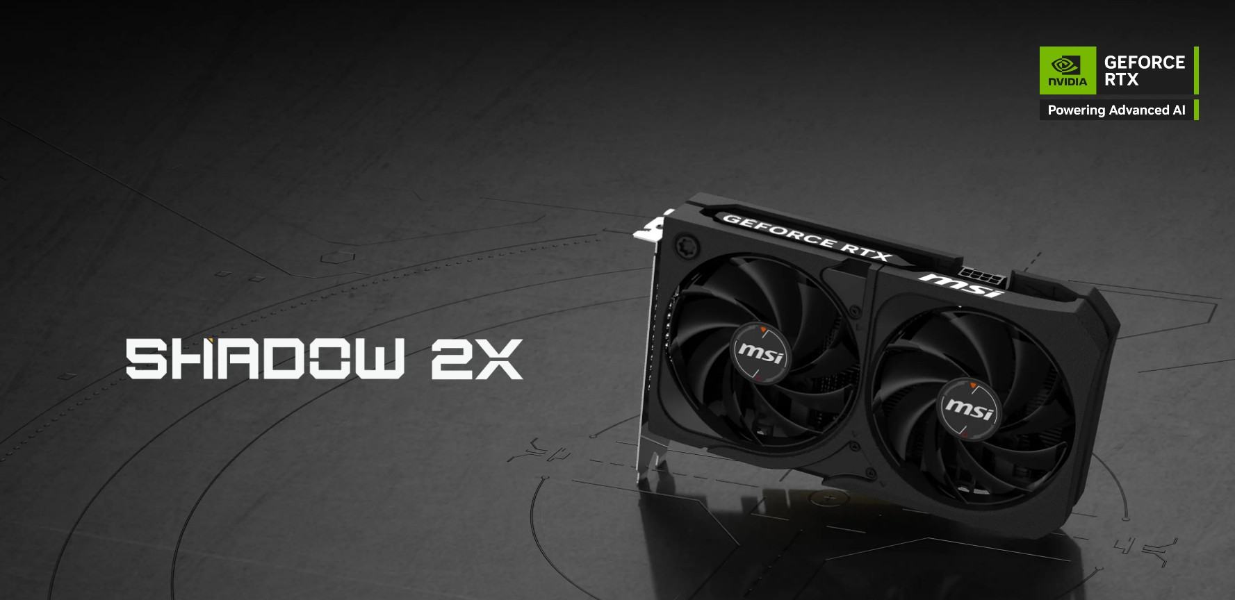 Card màn hình MSI RTX 5060 8G SHADOW OC 2X GDDR7