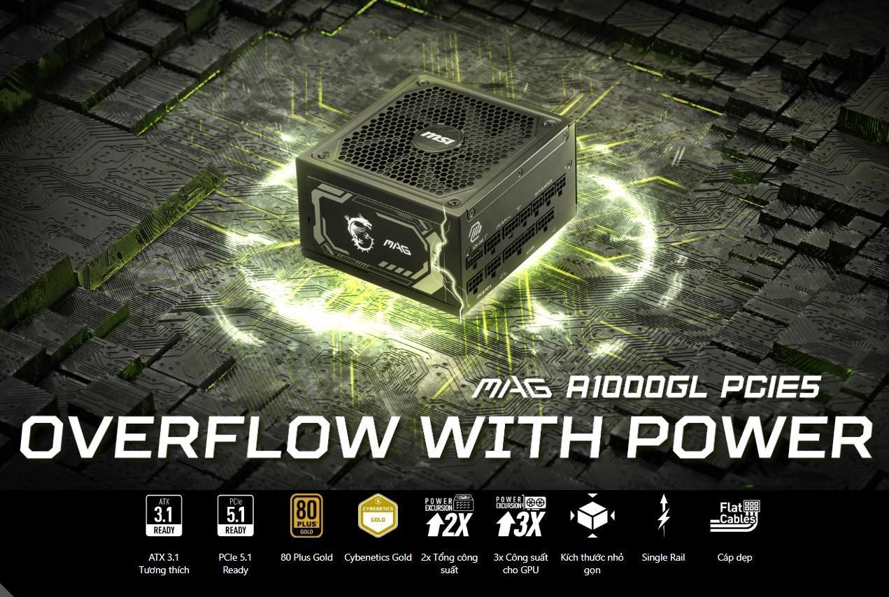 nguon-may-tinh-msi-mag-a1000gl-pcie5-1000w-80-plus-gold-pci-e-50-atx30mt nguon may tinh msi mag a1000gl pcie5 1000w 80 plus gold pci e 50